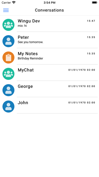 WinguChat Screenshot