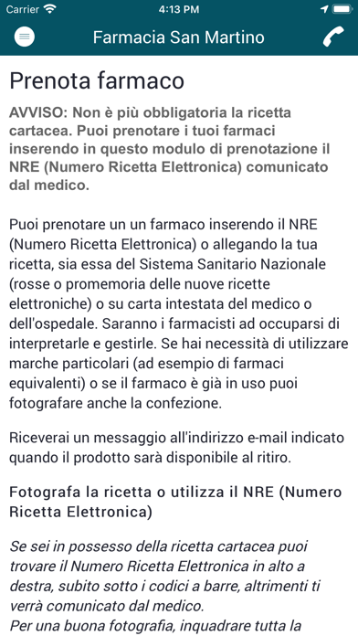 Farmacia S Martino Revigliasco Screenshot
