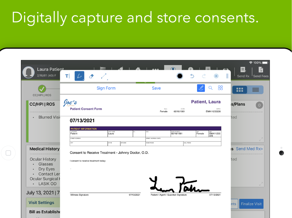#2. Eyefinity EHR Training (iOS) By: Eyefinity