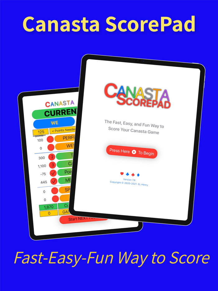 Canasta ScorePad