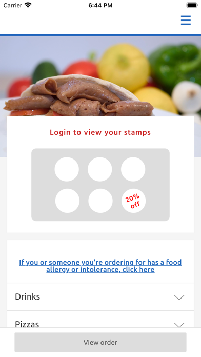 K'z Kebabs, Chicken & Pizzas, Screenshot