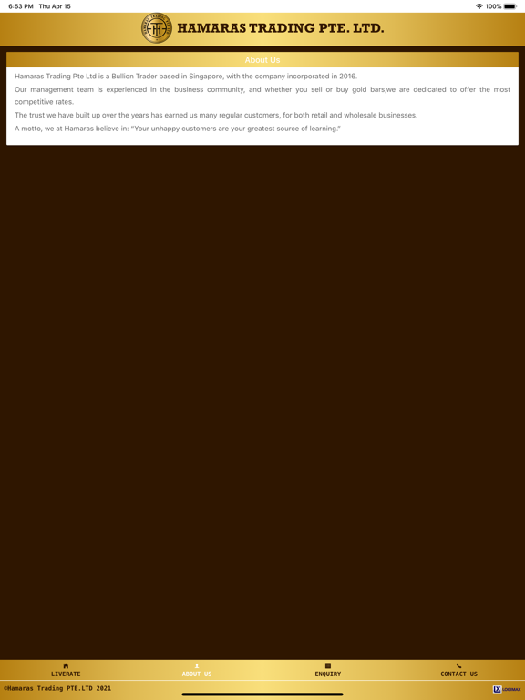 Screenshot #5 pour Hamaras Trading PTE.LTD
