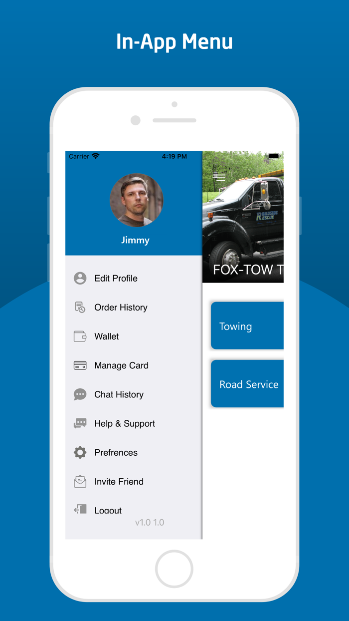 Fox-Tow Truck Customer