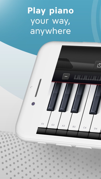 Seaking accessible app for piano jaming