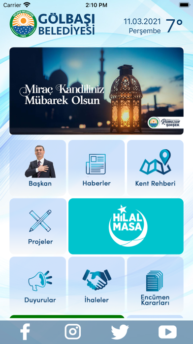 Ankara Gölbaşı Belediyesi Screenshot
