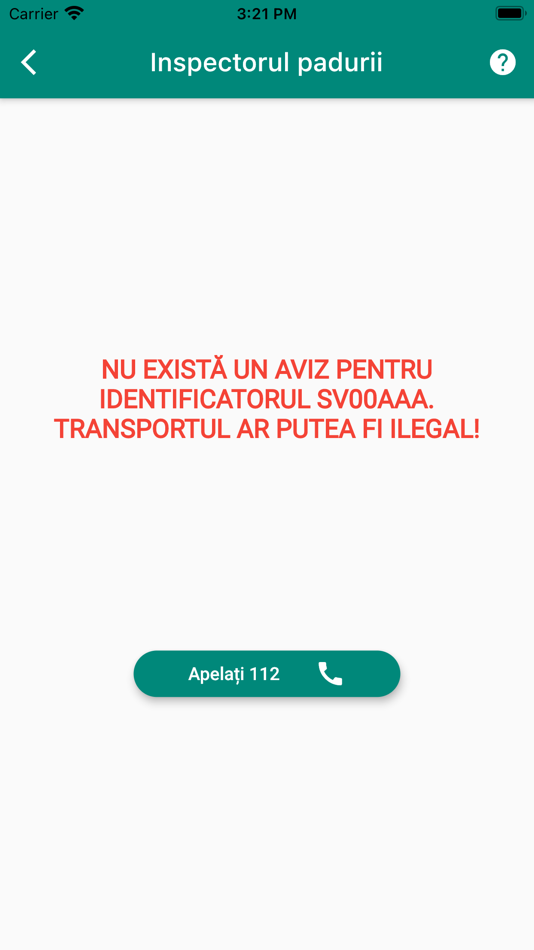 #5. SUMAL Inspectorul padurii (iOS) Podle: Ministerul Mediului, Apelor și Pădurilor