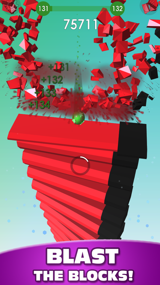 #1. Stack Ball 3D: Bricks breaker (iOS) Με: Peter Sokolov