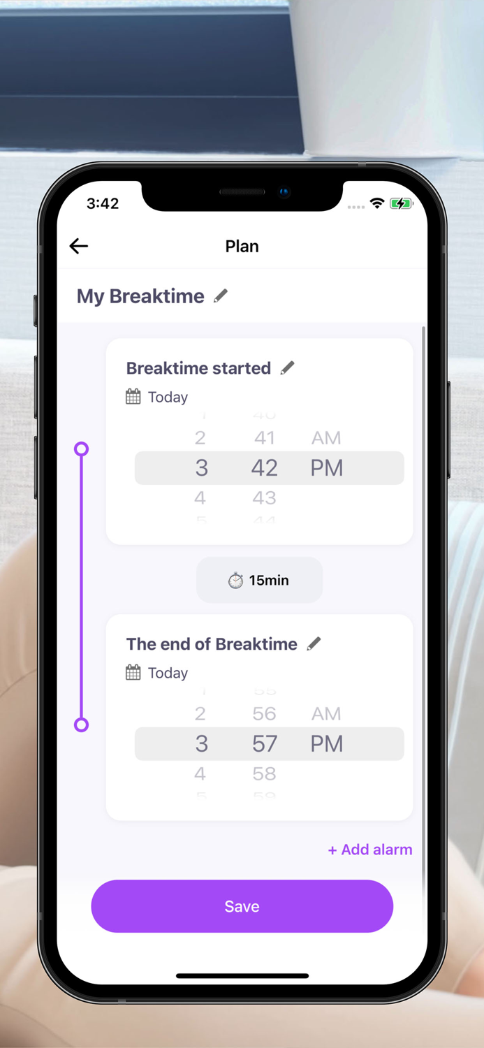 Breaktime - Timeline Alarm