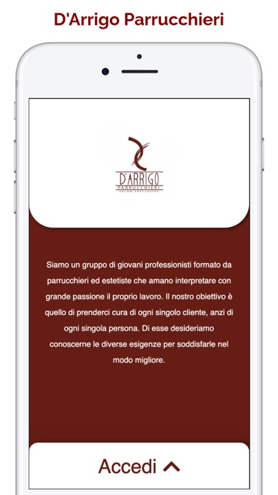 D'Arrigo Parrucchieri . Screenshot