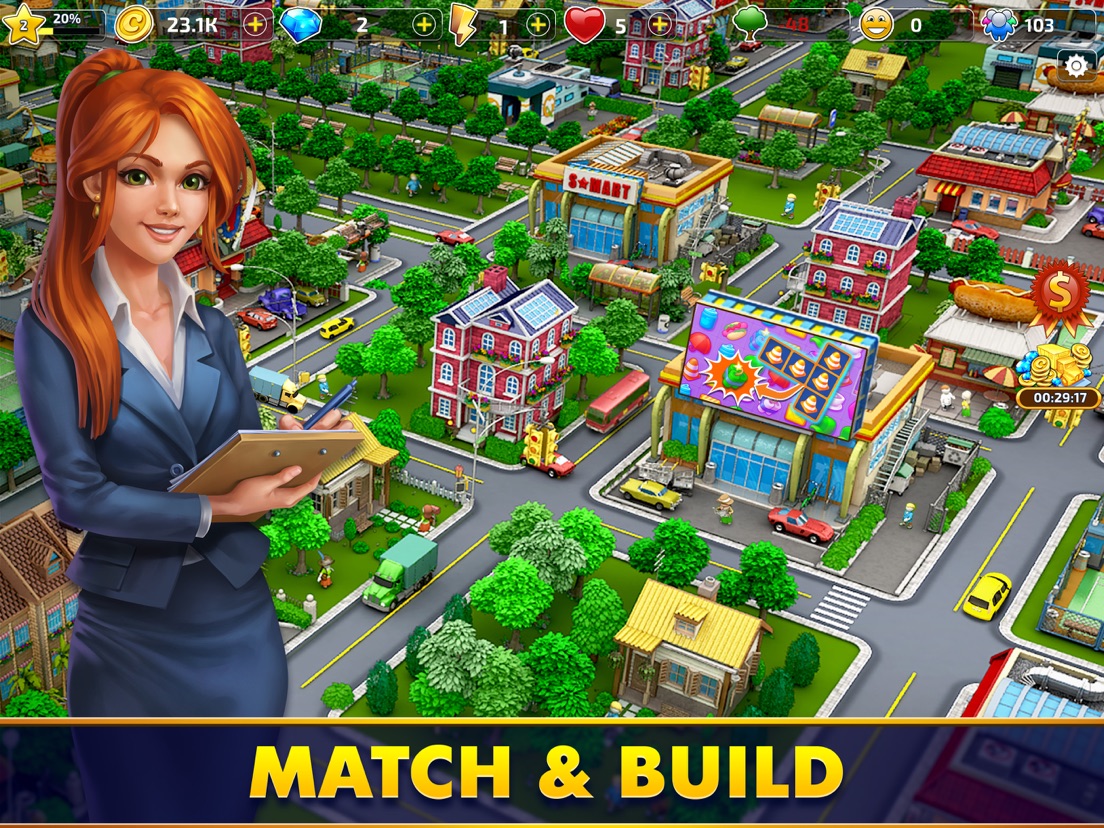 Mayor Match・City Builder Games App voor iPhone, iPad en iPod touch