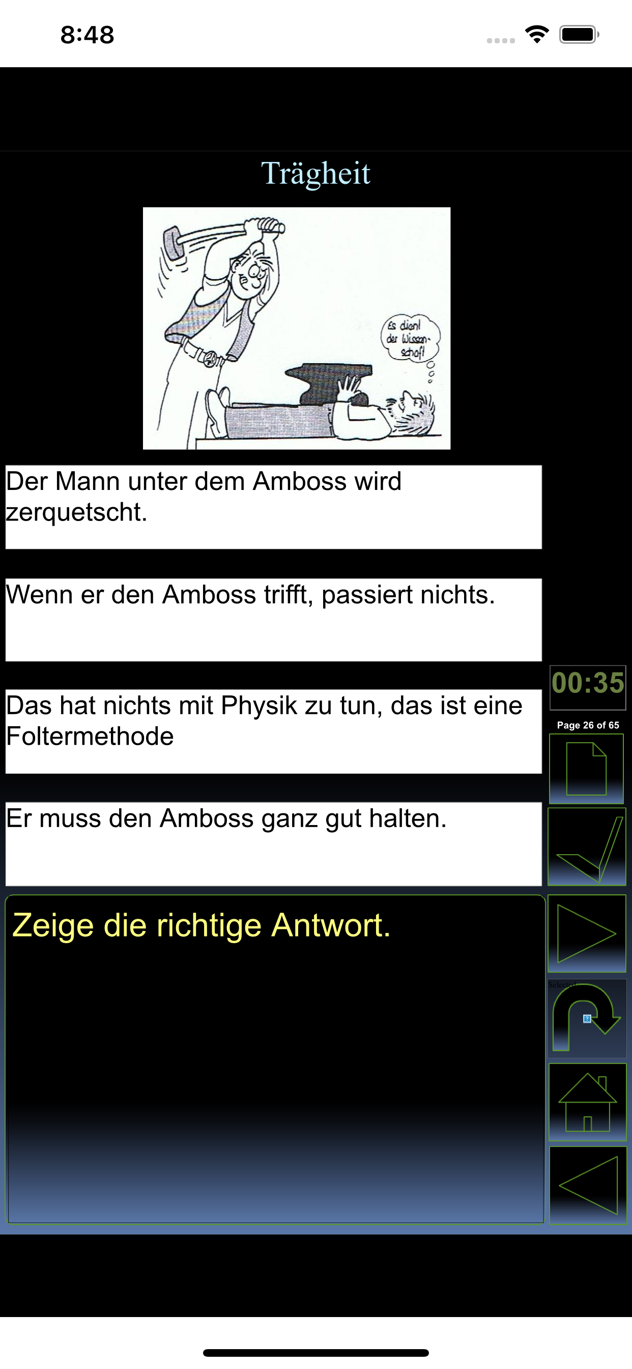 iPhysik 1 Quiz deutsch