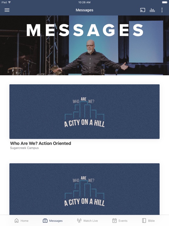 We Are Grace Church iPad screenshot 2 - Lifestyle app