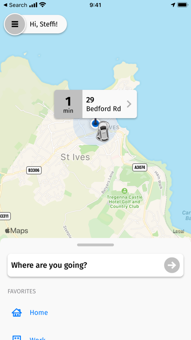 A1 Cars St Ives. Screenshot