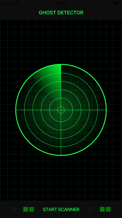 Ghost Detector Radar Simulator Screenshot