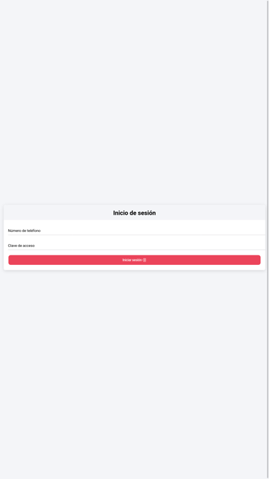 Masa concretos pedidos Screenshot