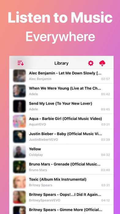 Melodista Music Offline Player Screenshot