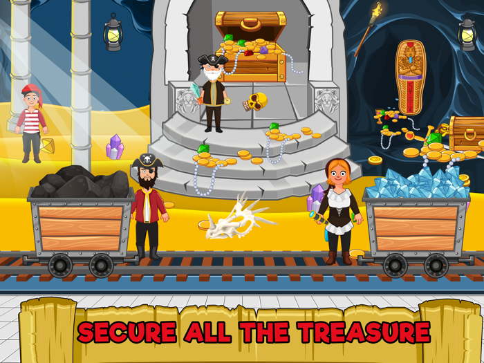 Pretend Pirate Town Life