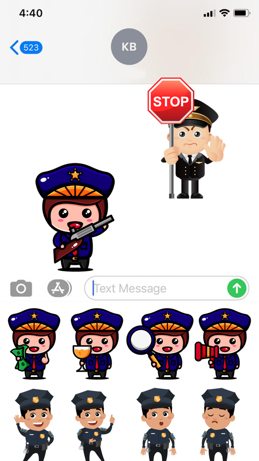 Police Officers Stickers - 1.0 - (iOS)