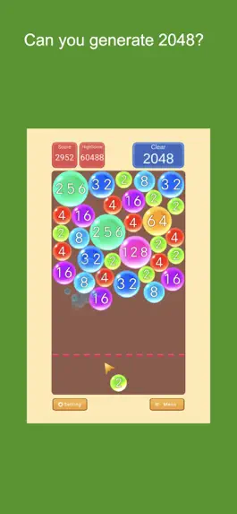 Game screenshot 2048 Shot Ball apk