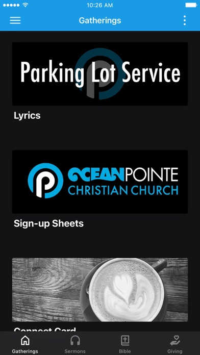 OceanPointe Christian Church Screenshot