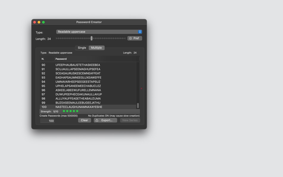 #8. Password Creator (macOS) 由: Roberto Panetta