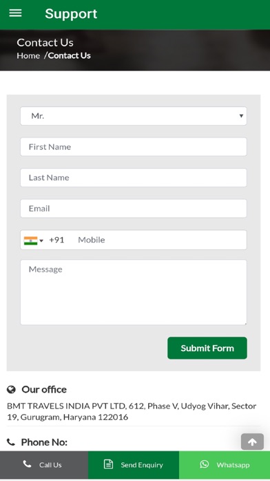 BookMyTrip Screenshot