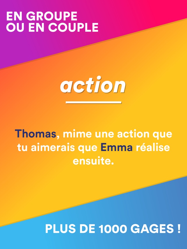 Action ou Vérité ?! dans l'App Store