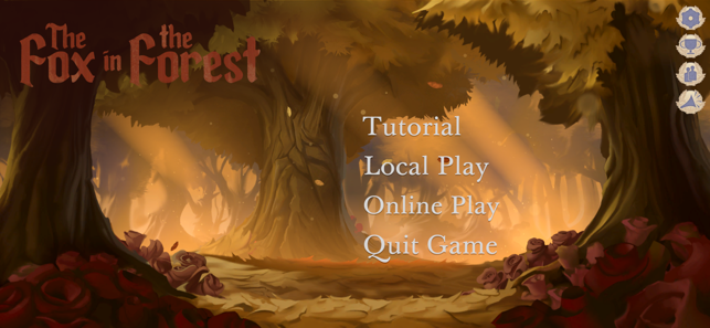 Snímek obrazovky Liška v lese