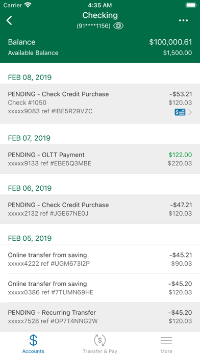 Parkview Community Federal CU Screenshot