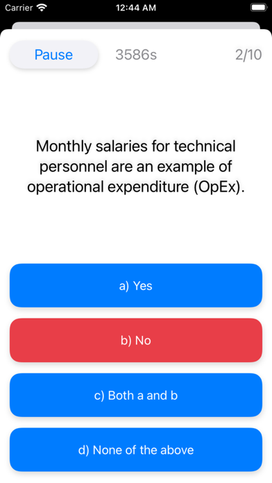 AZ-900 Practice Exam Screenshot