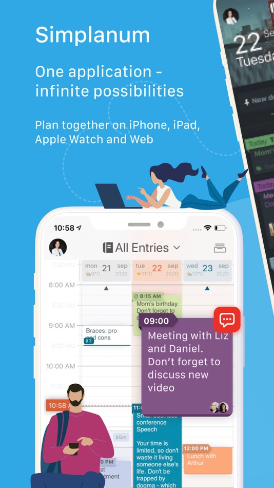#1. Simplanum - Calendar and Notes (iOS) 由: Simplanum Team