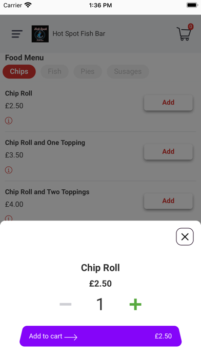 Hot Spot Fish Bar Screenshot