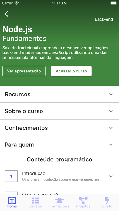 TreinaWeb Screenshot
