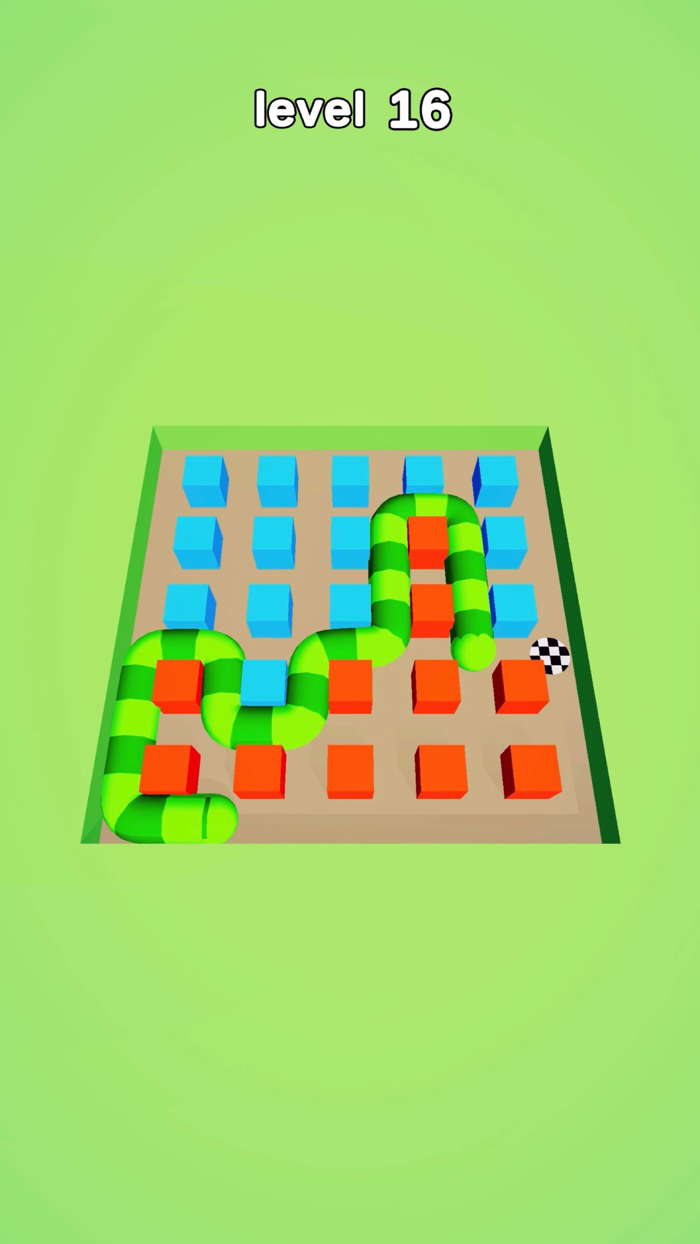Snake Divides Blocks