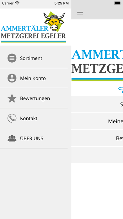 Metzgerei Egeler Screenshot