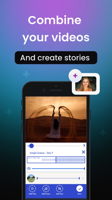How to cancel & delete Combine Videos: Clip Slideshow from iphone & ipad 1