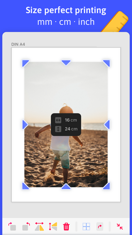 #1. Print to size · TinyPrinter (iOS) 由: Felix Brix