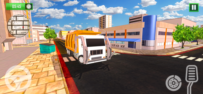 Trash Truck Freight Transport