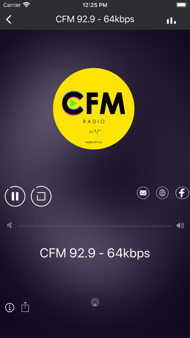 Radio CFM Romania Screenshot