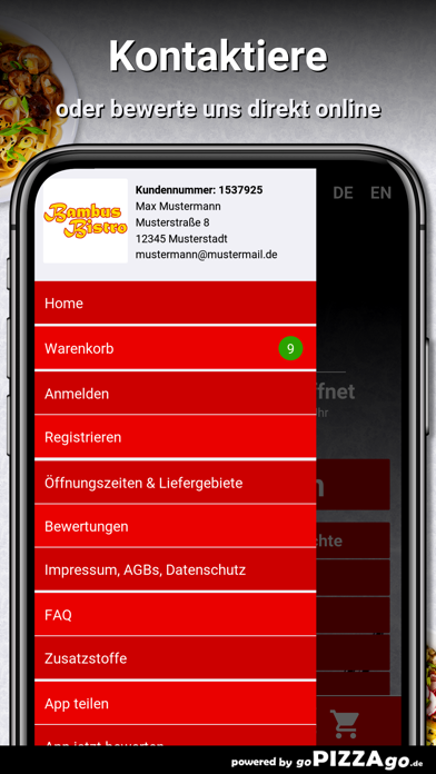 Bambus Bistro Witten Screenshot