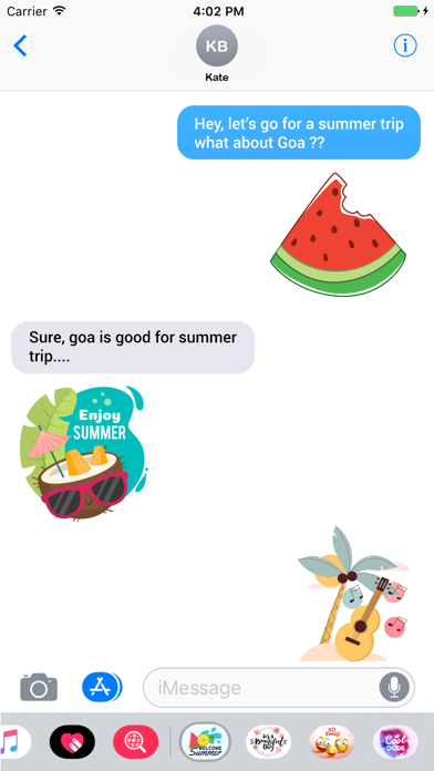 Hot Summer Stickers screenshot 4