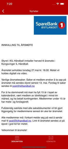 Game screenshot Kongsvinger IL Håndball apk