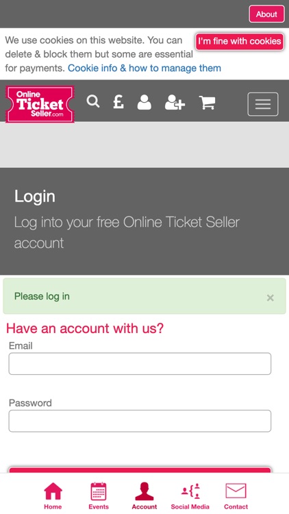 Online Ticket Seller App