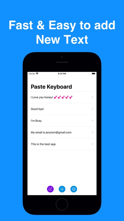 Paste Keyboard and Auto Copy