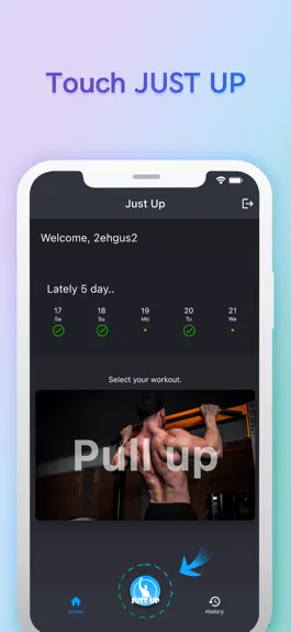 Game screenshot Just Up: Auto Reps Counter mod apk