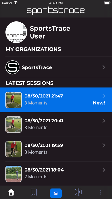 SportsTrace Screenshot
