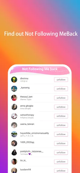 Game screenshot Unfollowers Followers Tracker apk