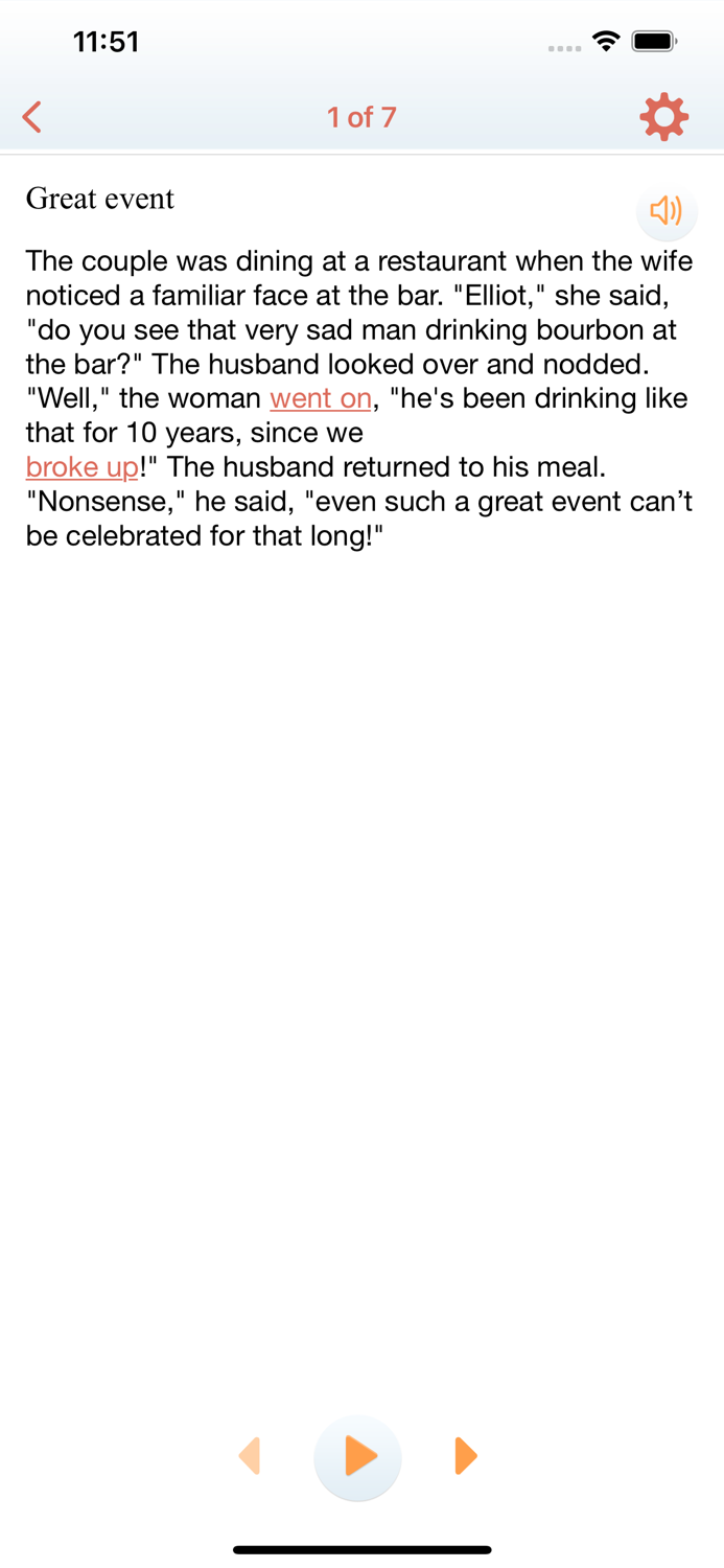Most common Phrasal Verbs App