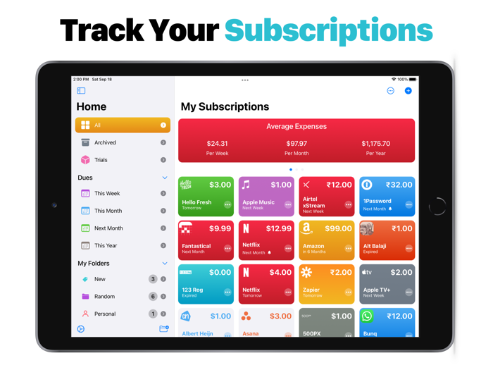 Subtrack Track Subscriptions