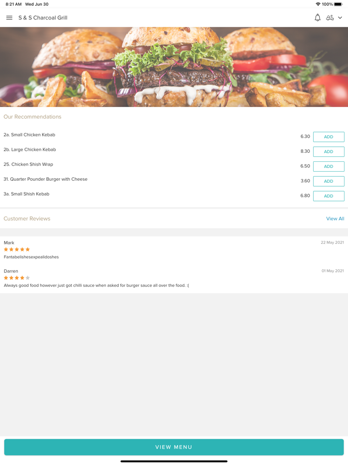 S and S Charcoal Grill